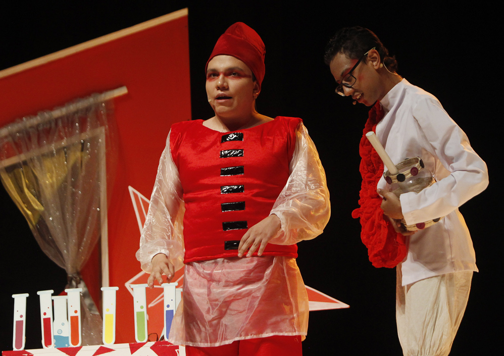Grupo teatral de la Fundación Integrar.