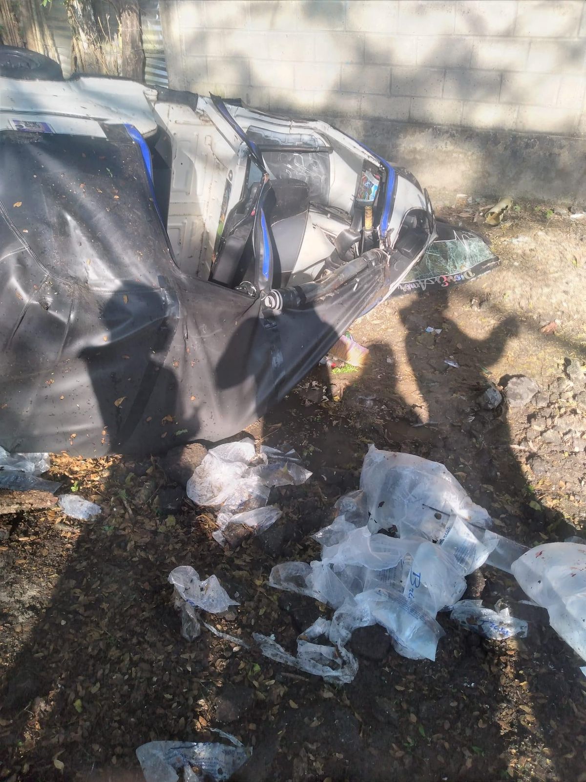 Suministrada Motocarro accidente en vía Usiacurí -Baranoa.