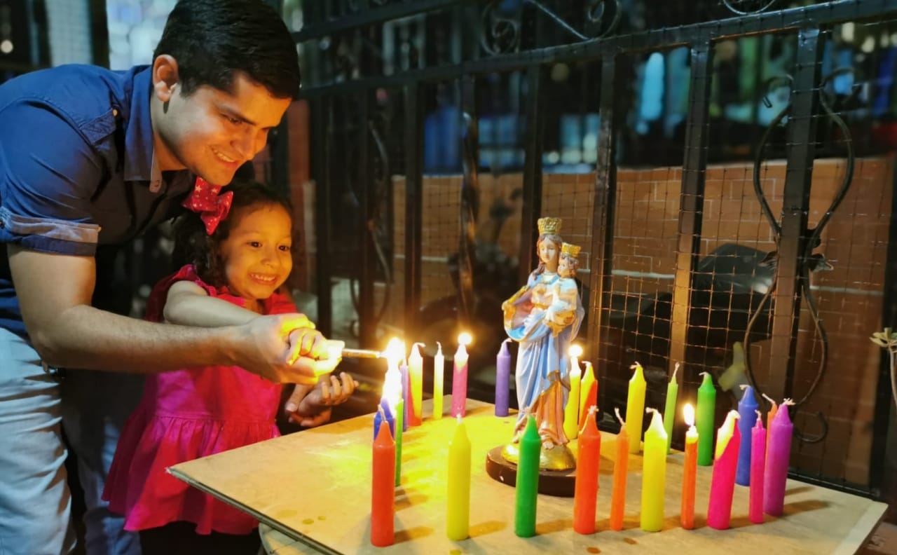 Duvan Hernandez y Violet Mejía, barrio La Victoria