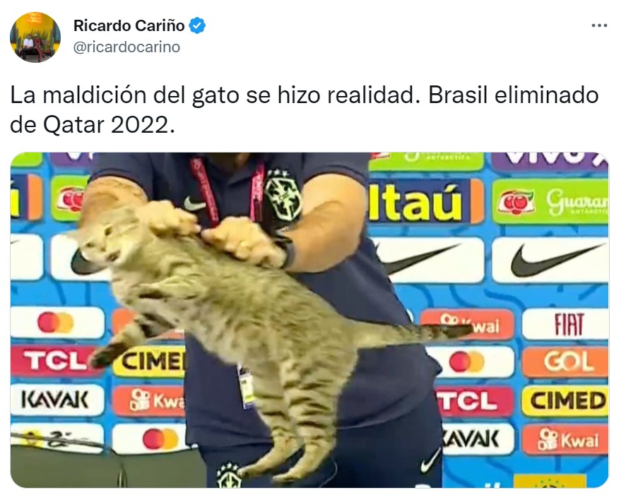 Memes sobre la eliminación de Brasil. 