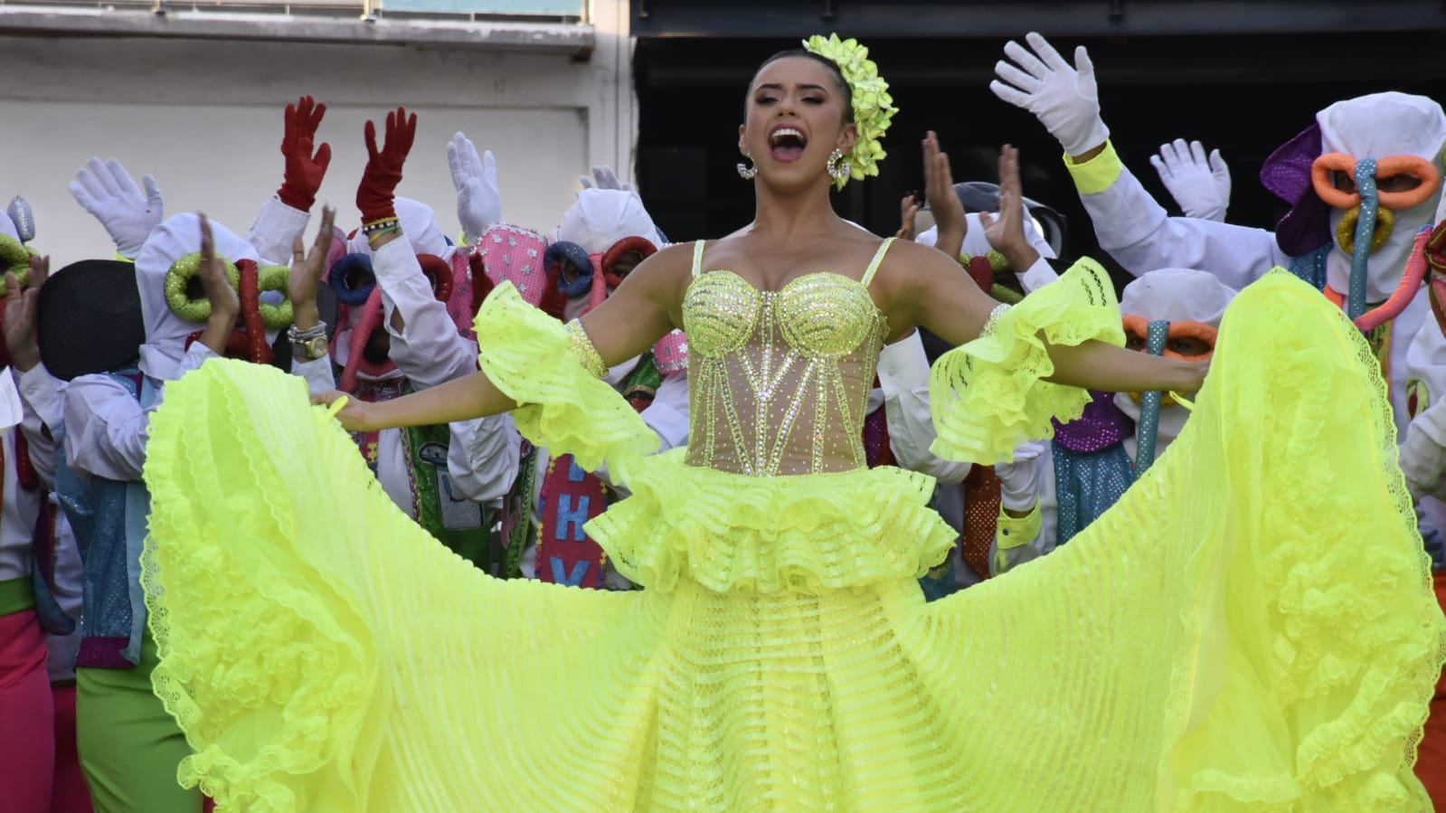 Ceremonia de la entrega del decreto a la Reina del Carnaval 2023, Natalia De Castro González.