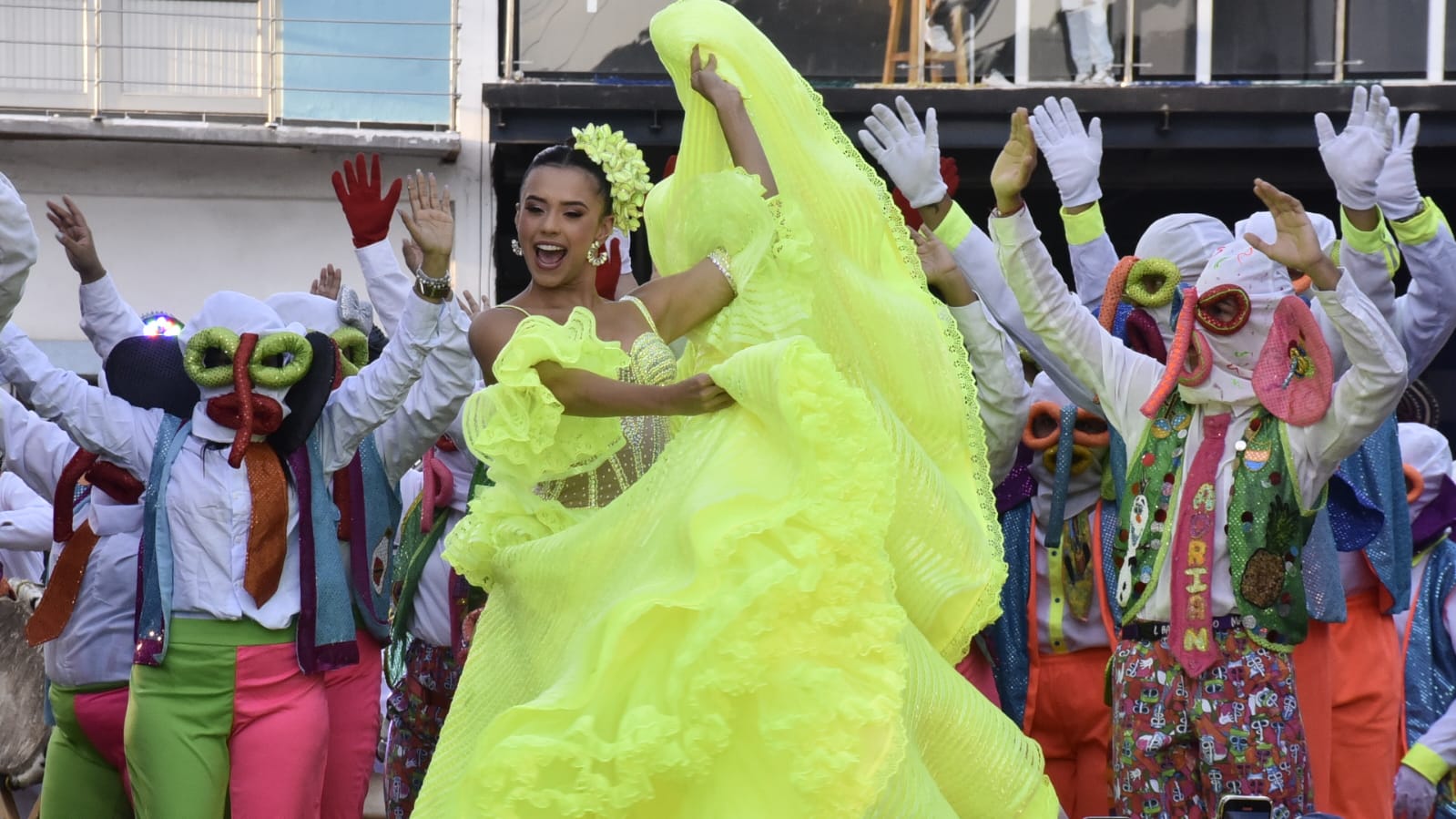 Ceremonia de la entrega del decreto a la Reina del Carnaval 2023, Natalia De Castro González.