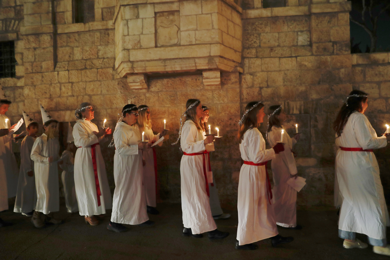 Procesión del Día de Santa Lucía.