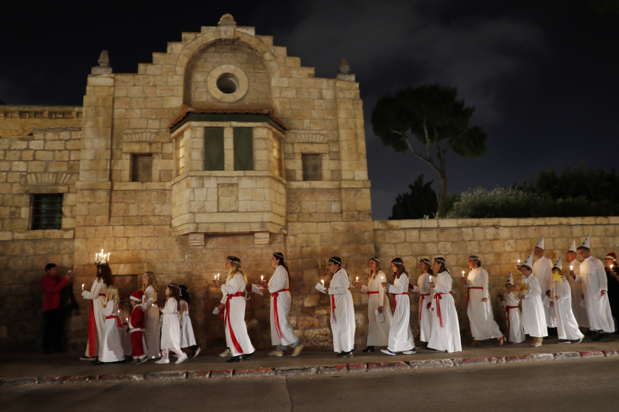 Procesión del Día de Santa Lucía.