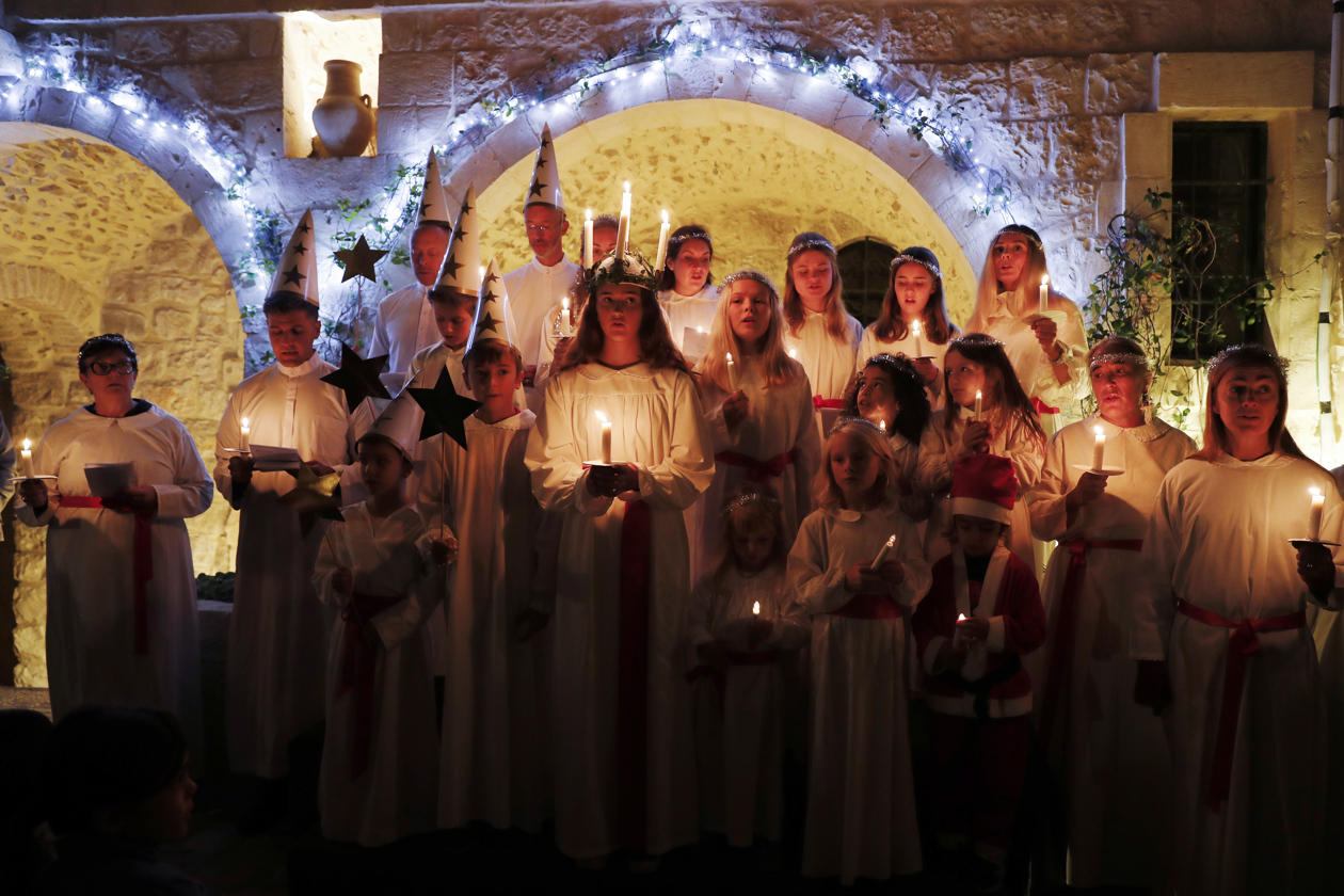 Procesión del Día de Santa Lucía.