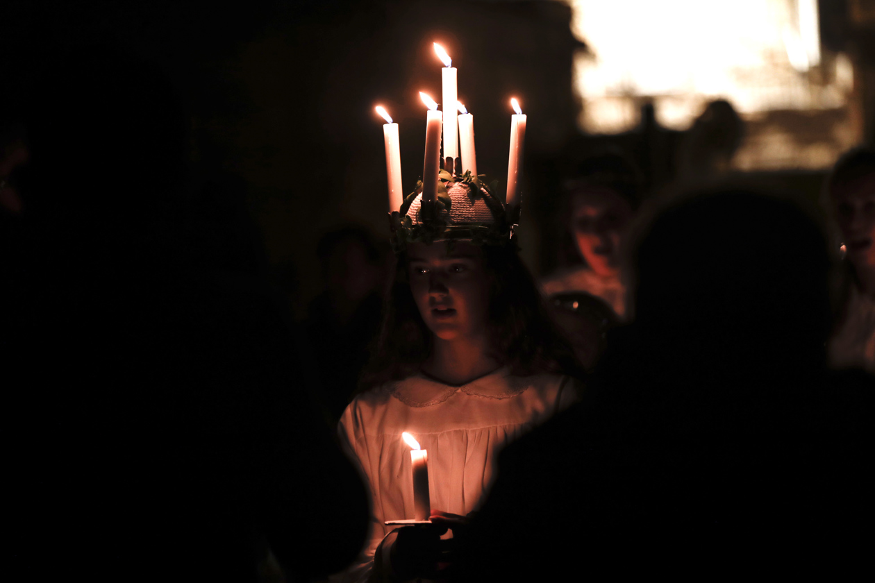 Procesión del Día de Santa Lucía.