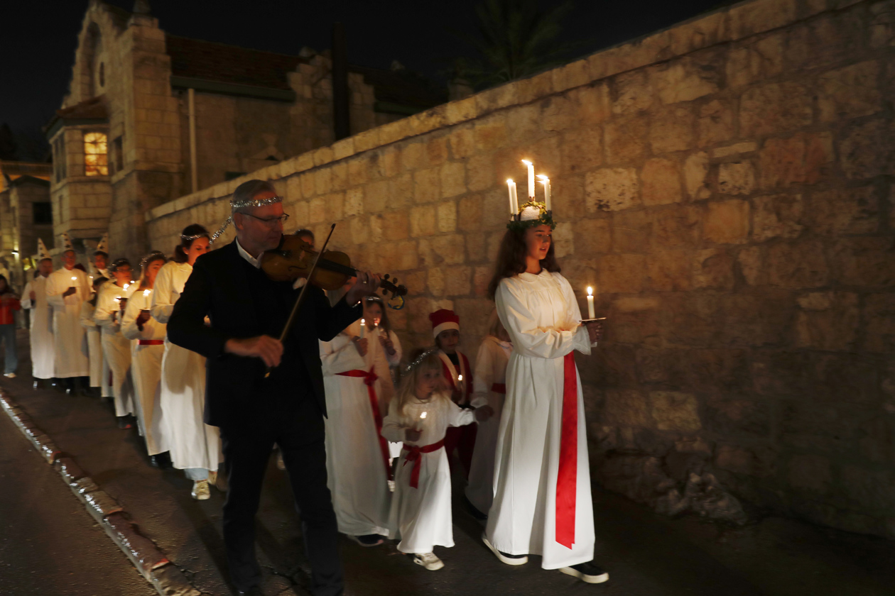 Procesión del Día de Santa Lucía.