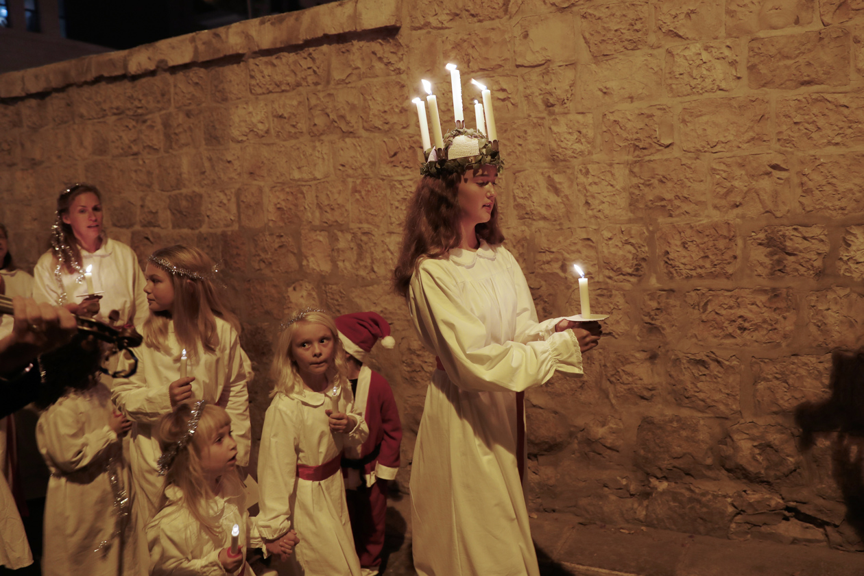 Procesión del Día de Santa Lucía.