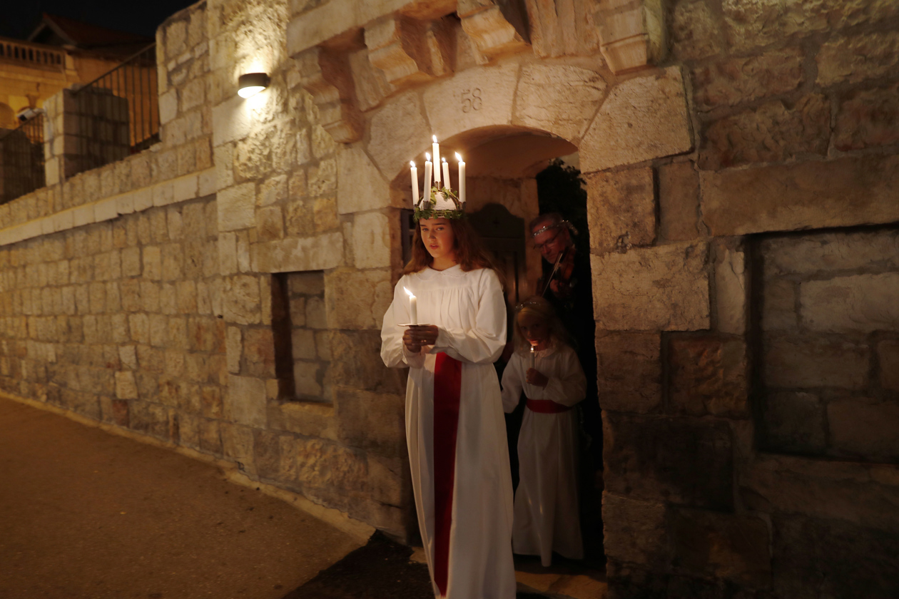 Procesión del Día de Santa Lucía.