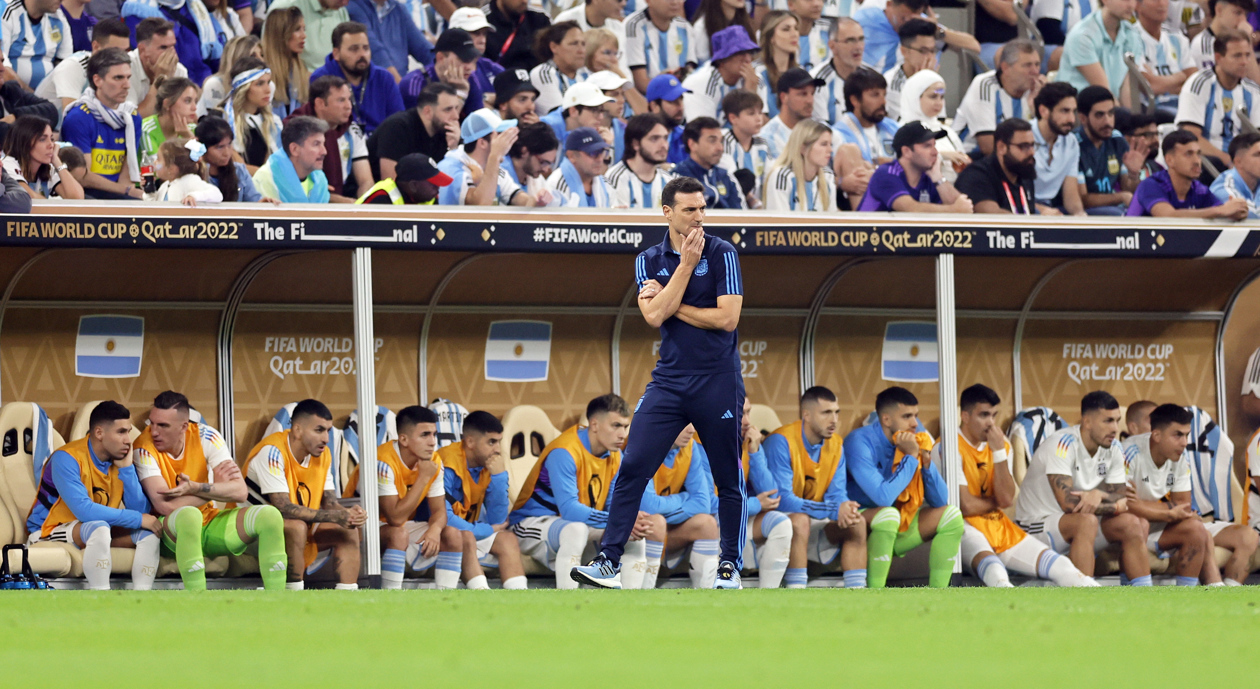 Lionel Scaloni, técnico de Argentina.