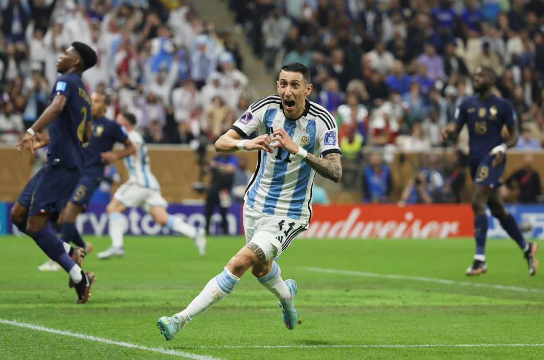 Ángel Di María marcó el segundo gol argentino. 