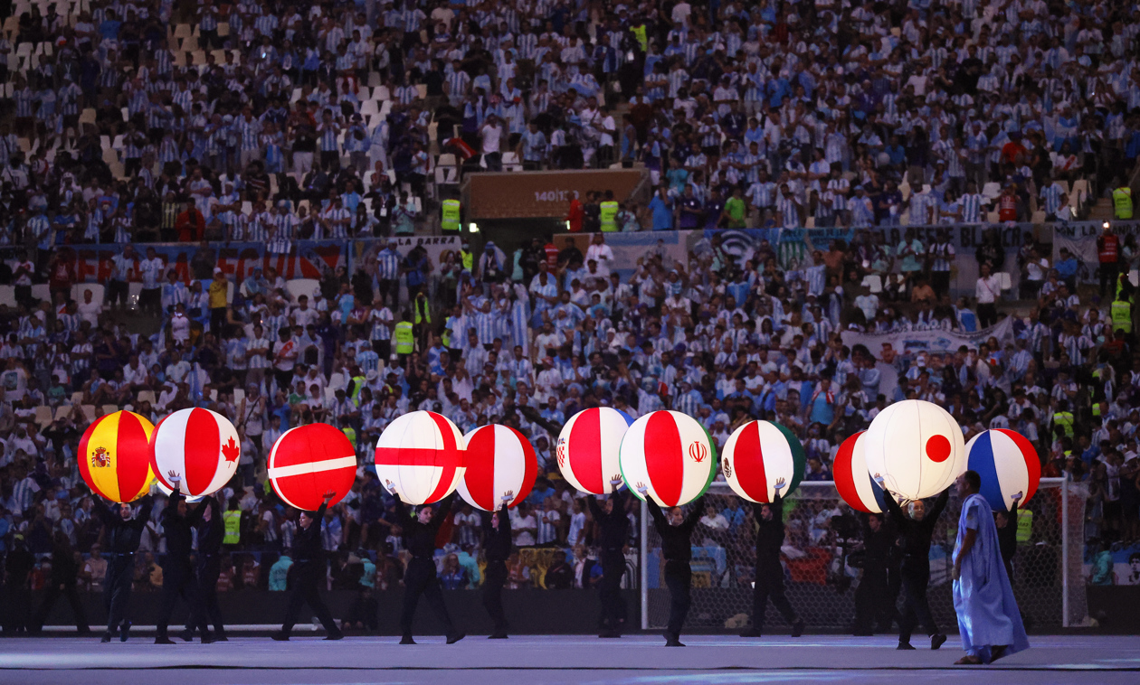 Ceremonia de clausura del Mundial.