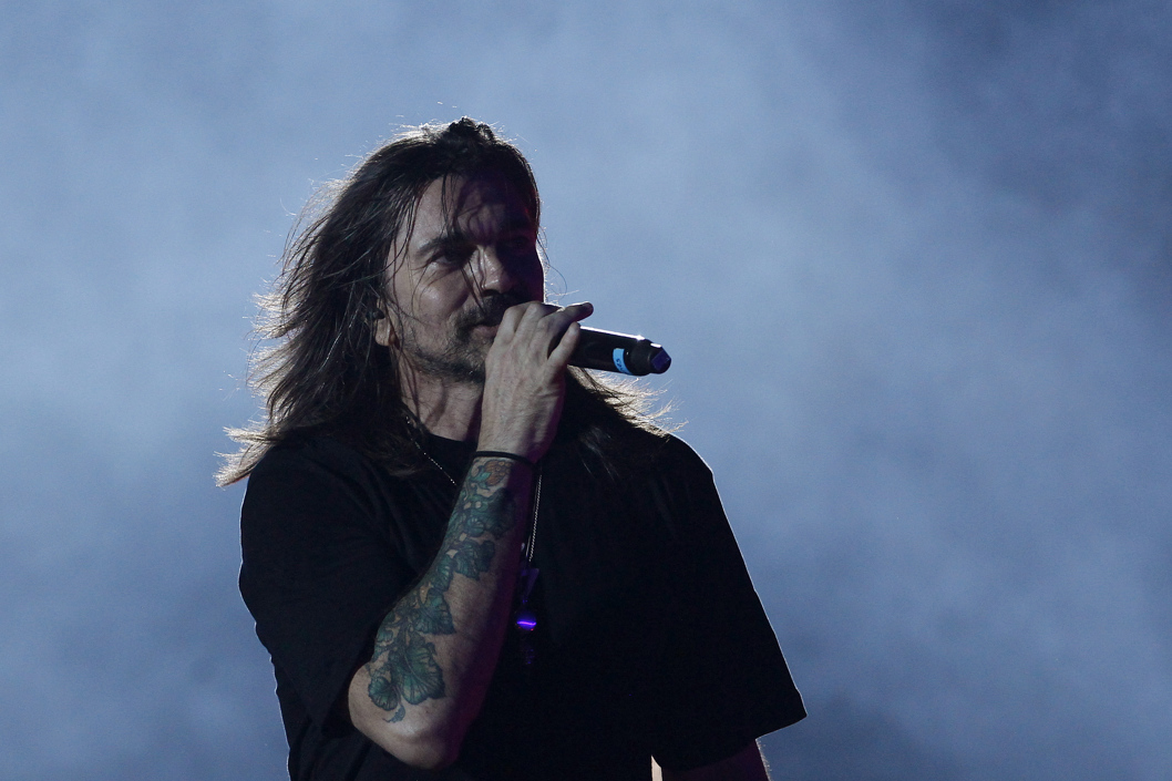 Juanes en un concierto en Medellín. 