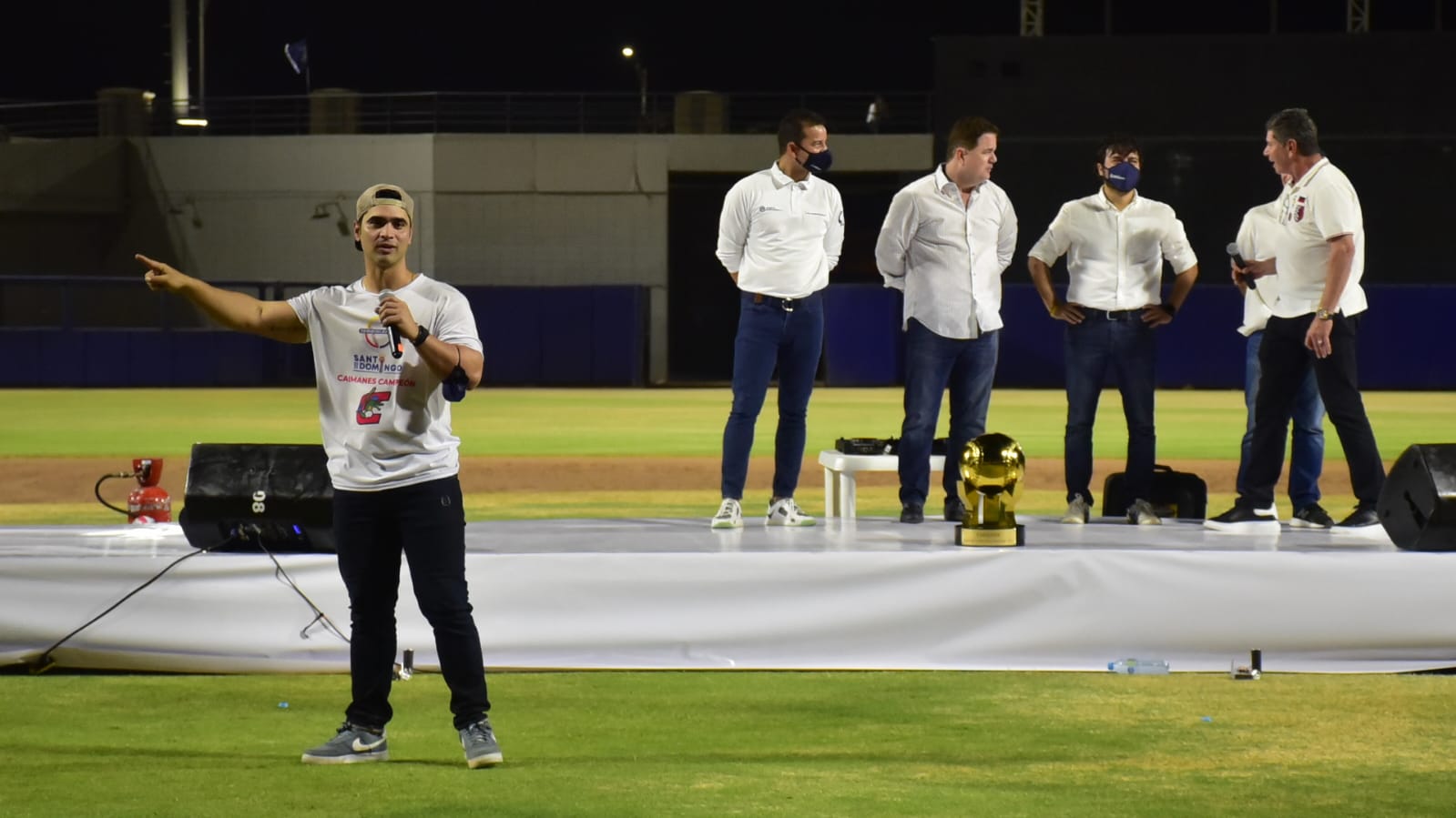 El manager campeón José Mosquera Crisson.