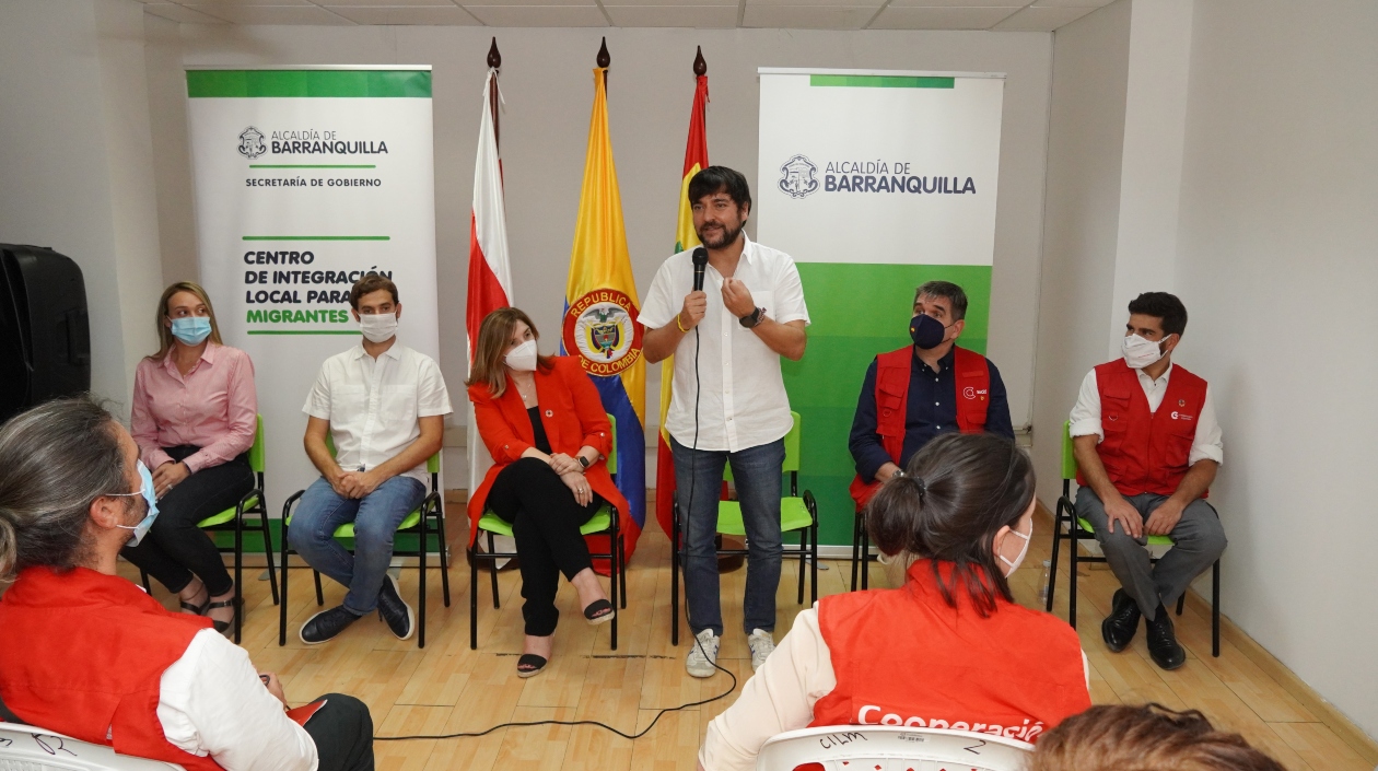 El Alcalde de Barranquilla, Jaime Pumarejo.
