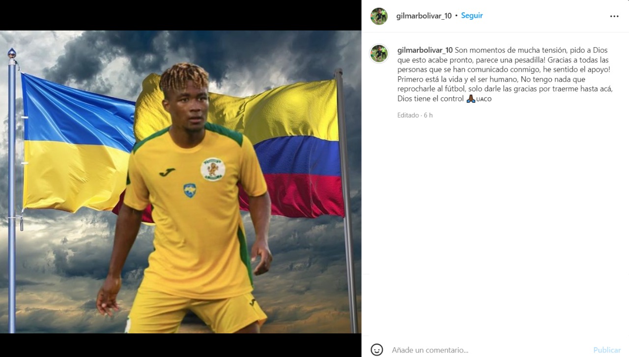 Captura de Instagram de Gilmar Barrios