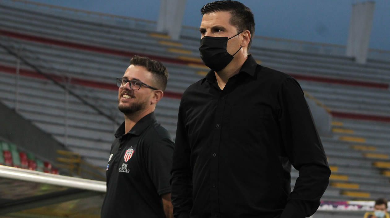 Juan Cruz Real, DT del Junior.