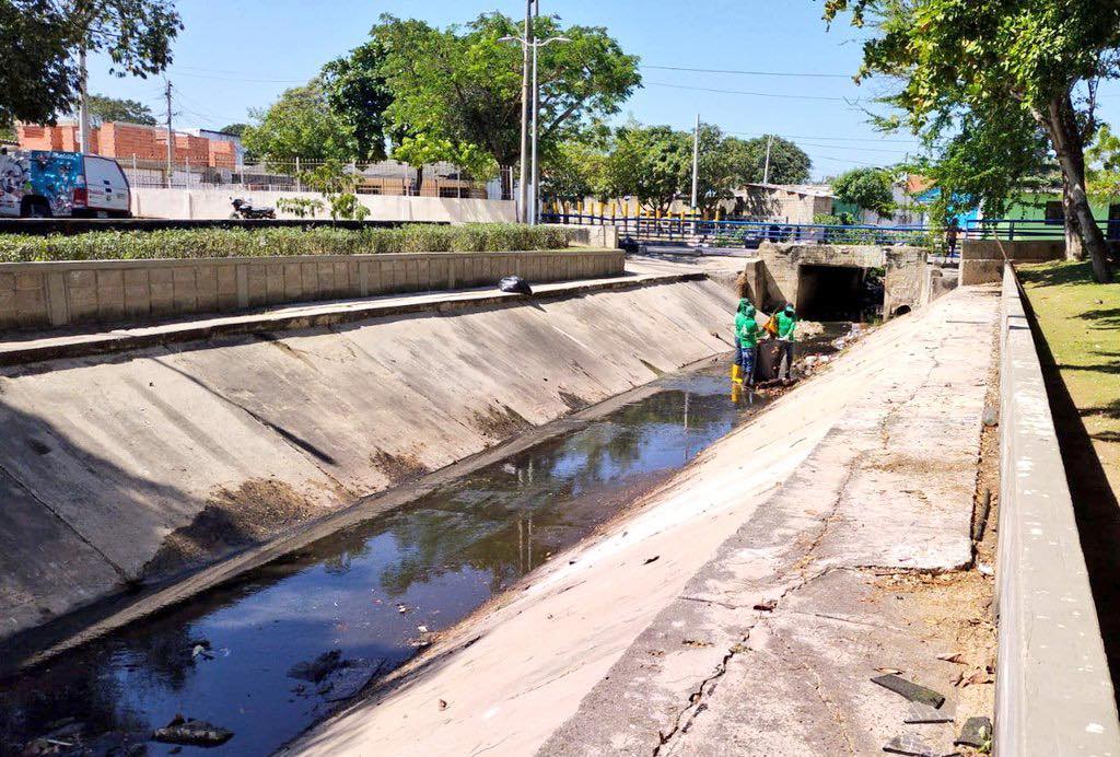 Tratamiento de los canales pluviales.