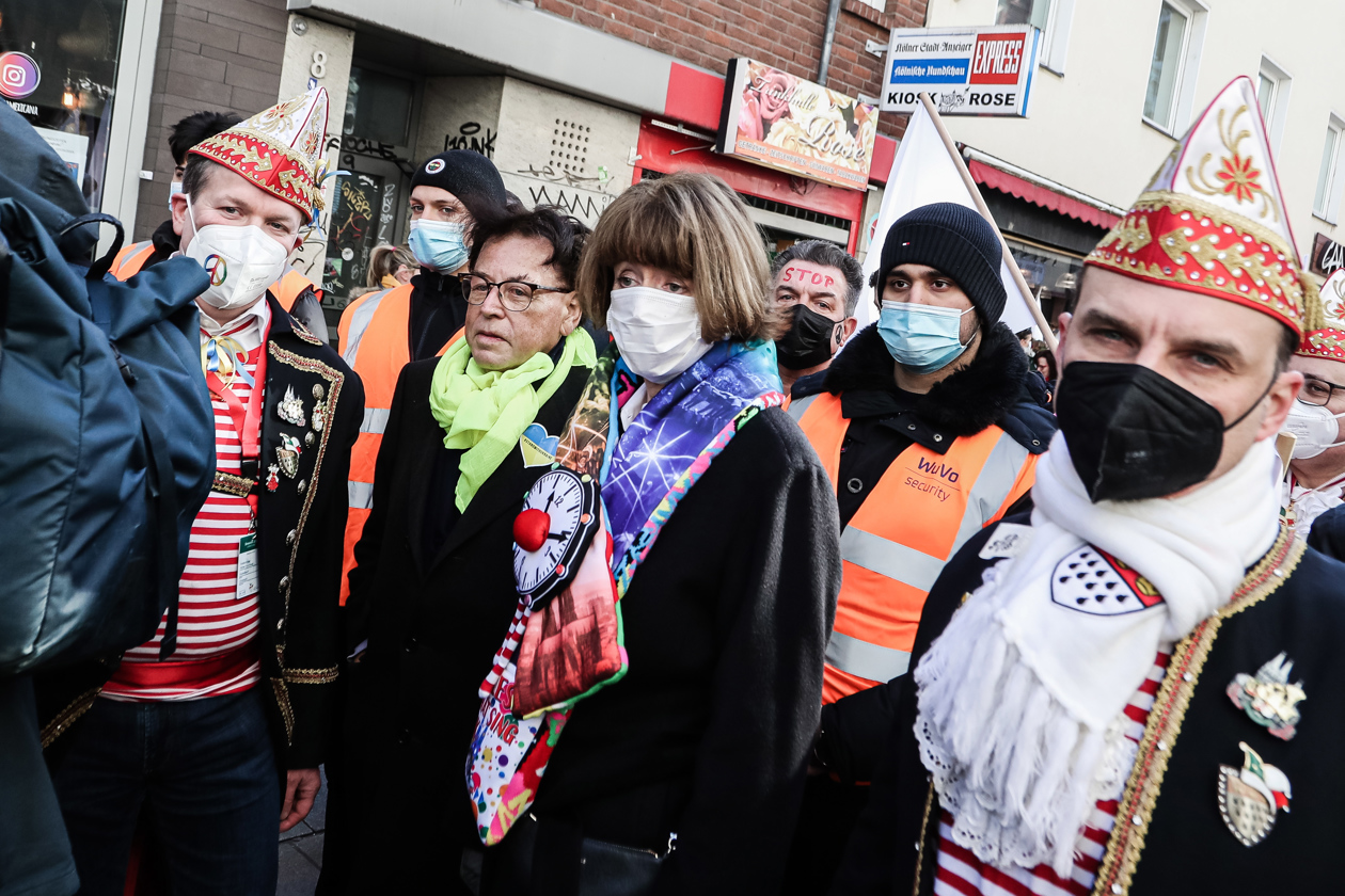 Manifestación en el Carnaval de Colonia.