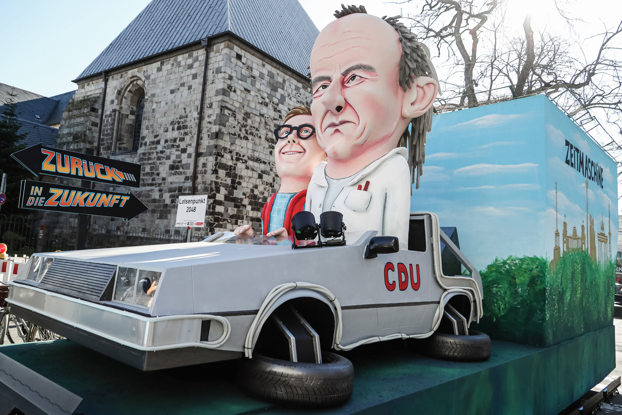 Manifestación en el Carnaval de Colonia.