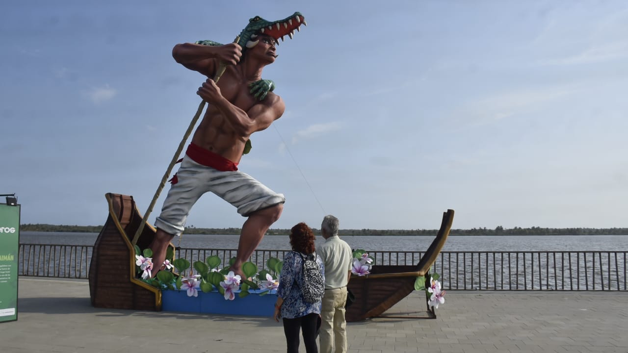 Homenaje al 'Hombre Caimán'. 