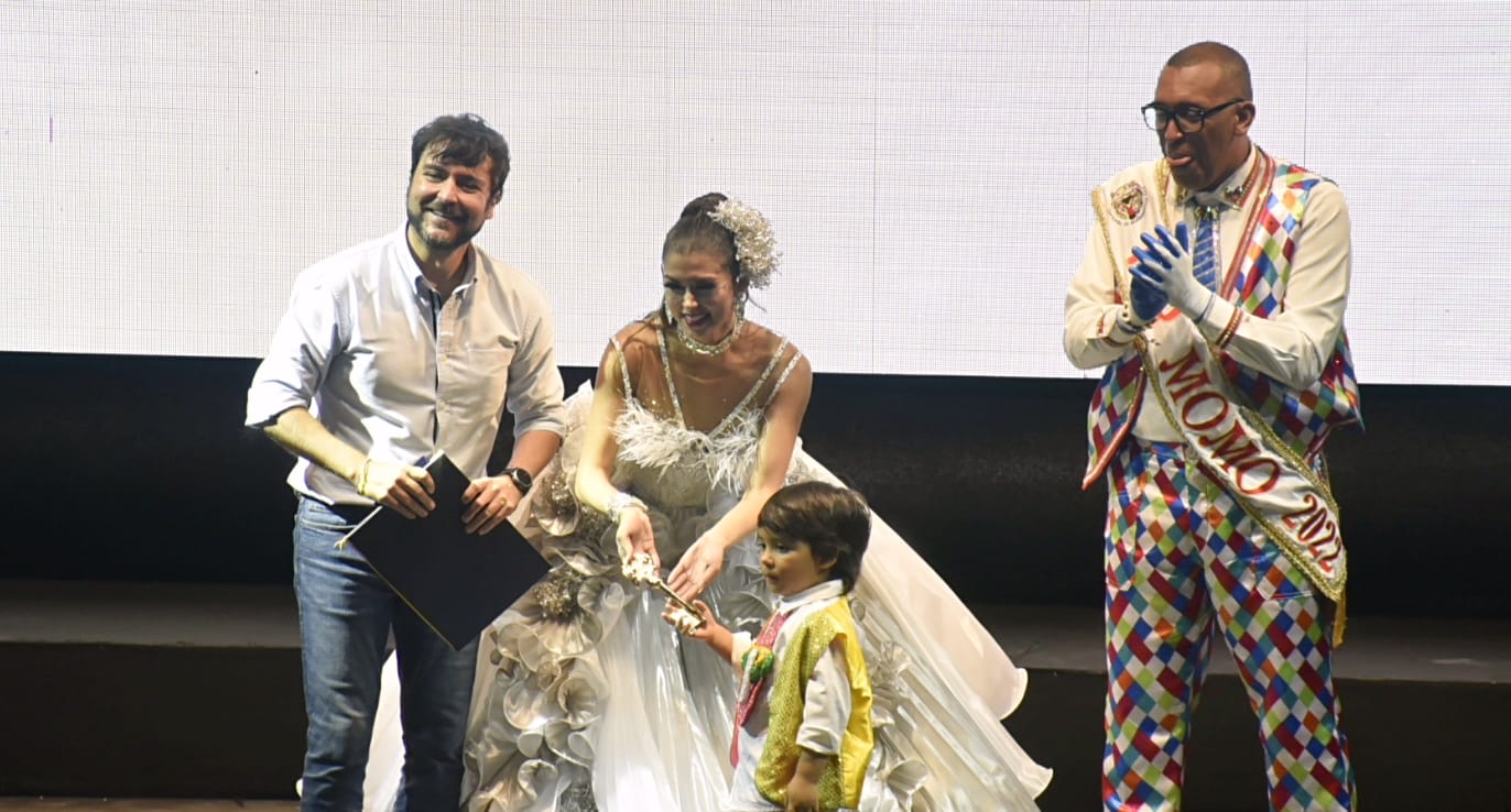 Ceremonia de Lectura del Bando del Carnaval 2022.La Reina del Carnaval de Barranquilla 2022, Valeria Charris