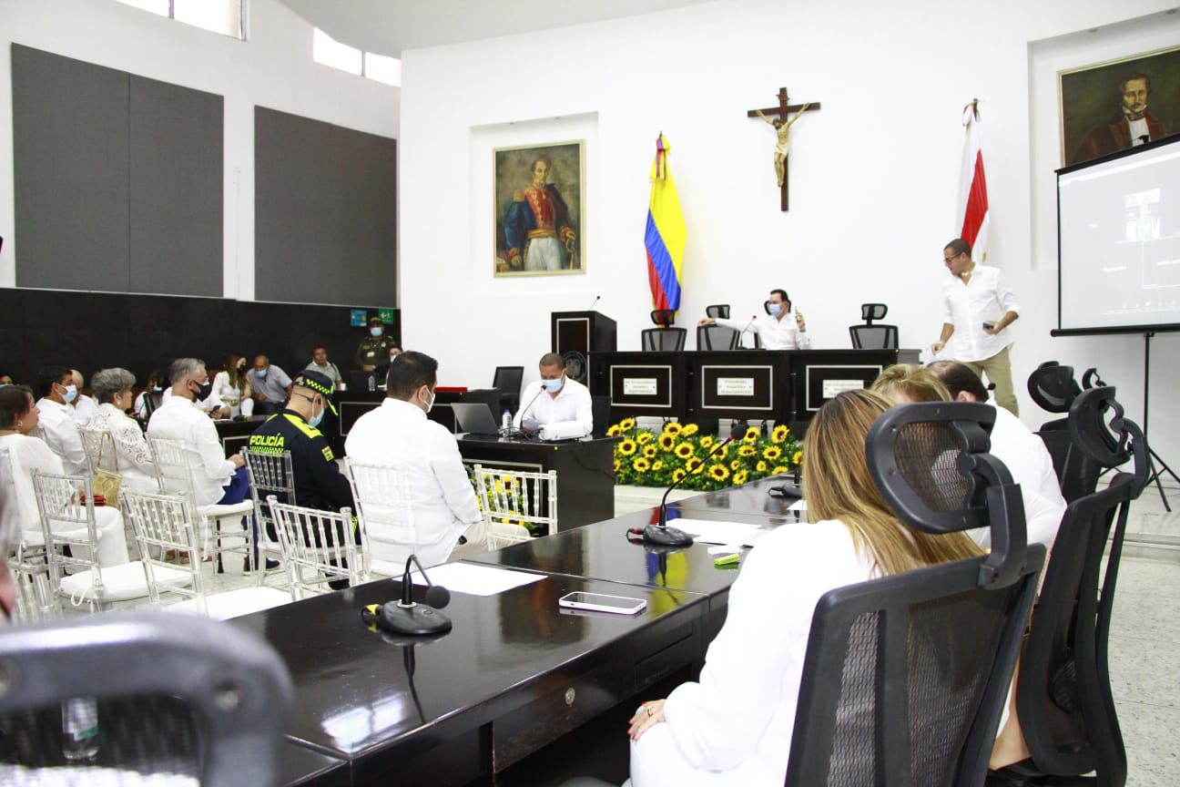 Instalación de la Asamblea del Atlántico.