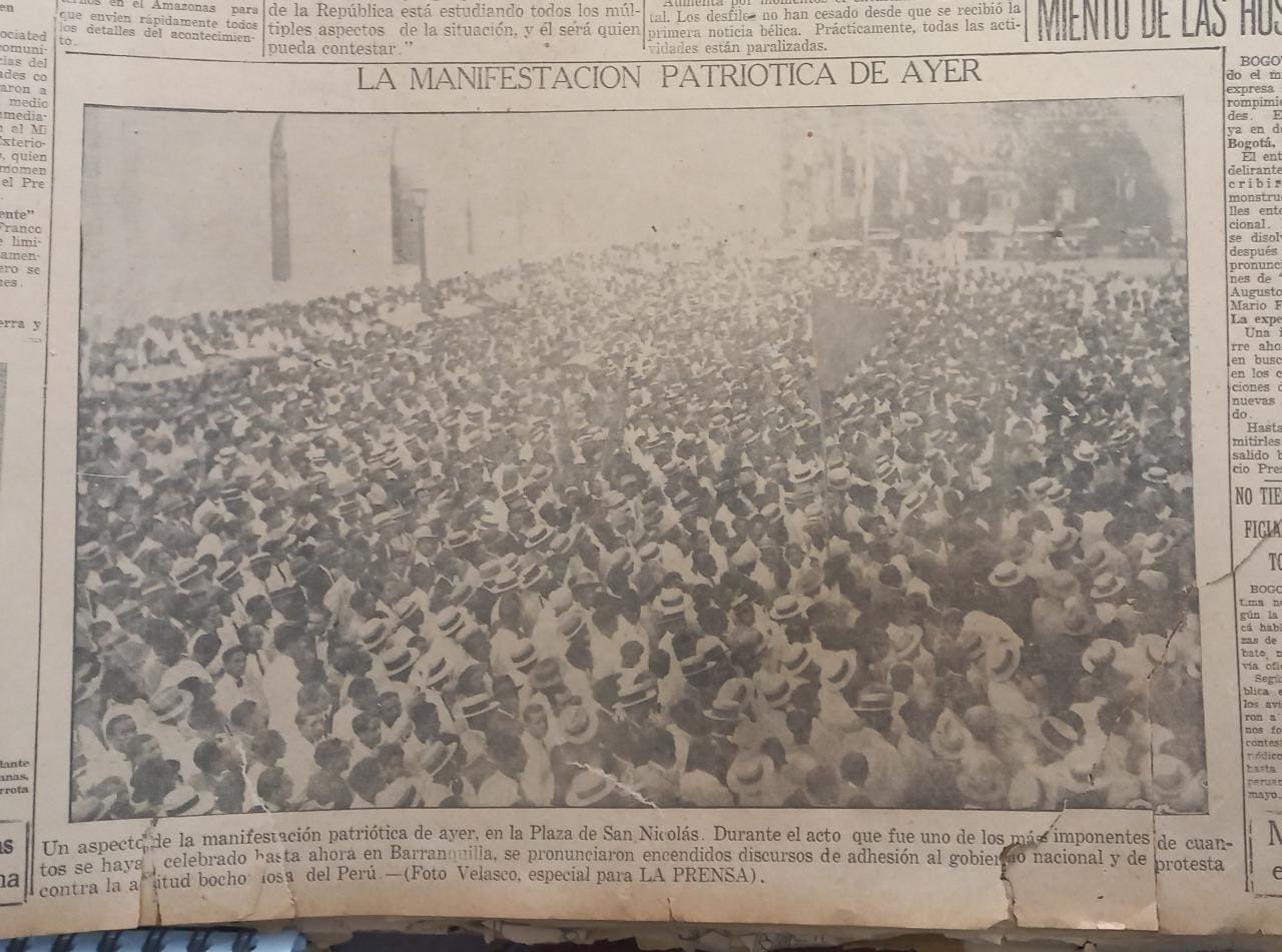 La gran manifestación patriótica