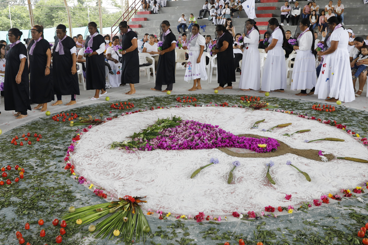 Homenaje a las víctimas.