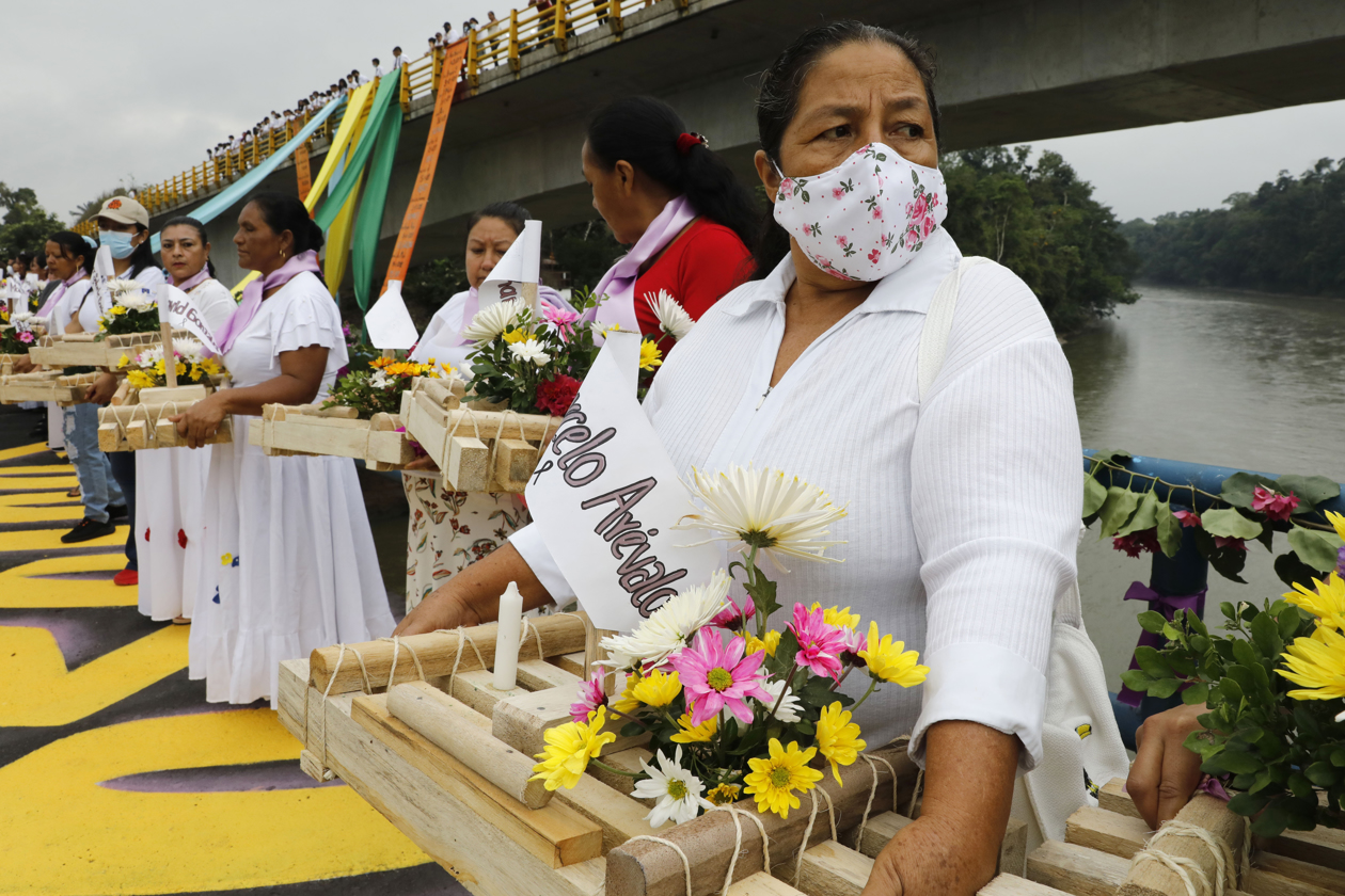 Homenaje a las víctimas.