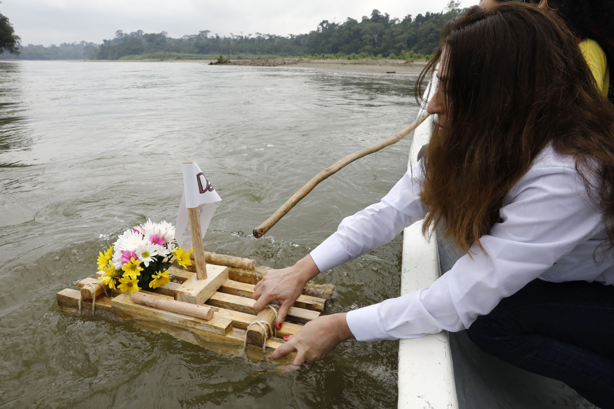 Homenaje a las víctimas.