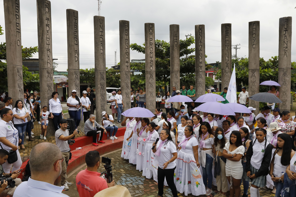 Homenaje a las víctimas.