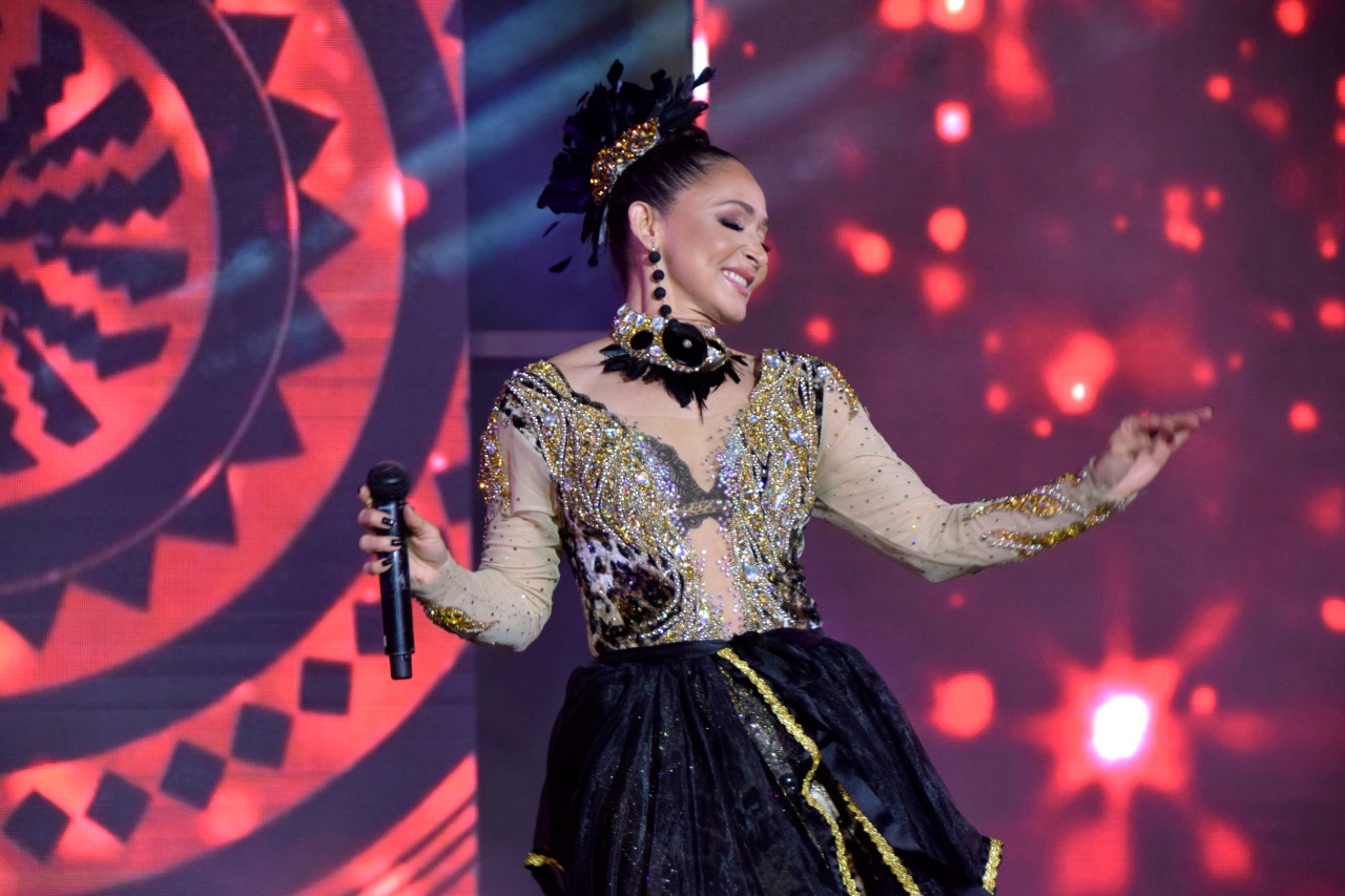 La cantante Angélica López.