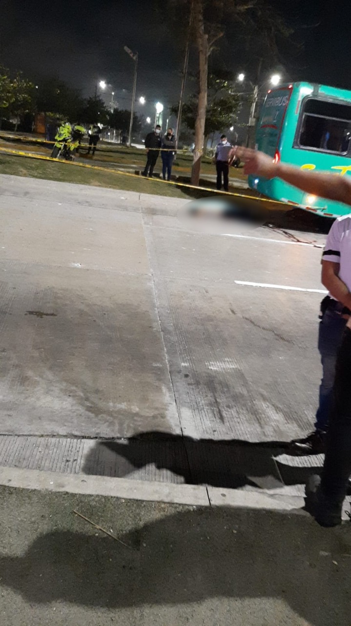 Lugar del accidente.