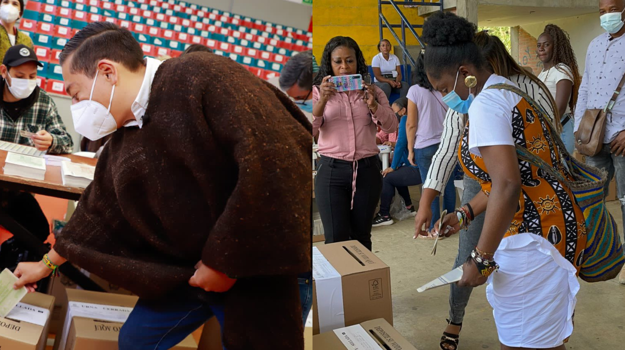 Carlos Amaya y Francia Márquez