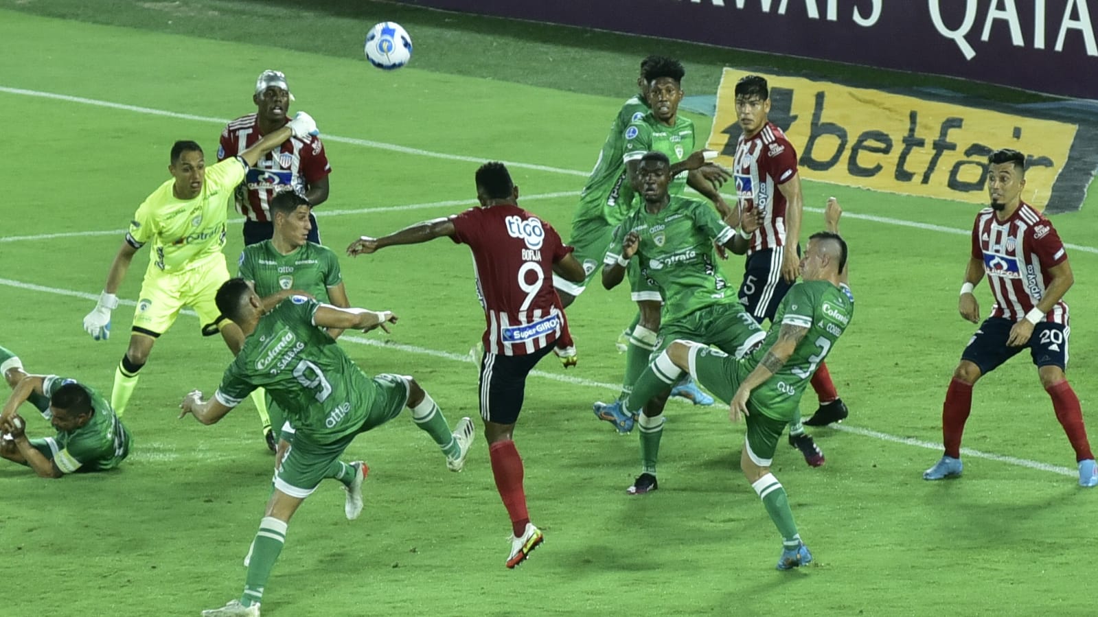 Acción en el área de La Equidad.