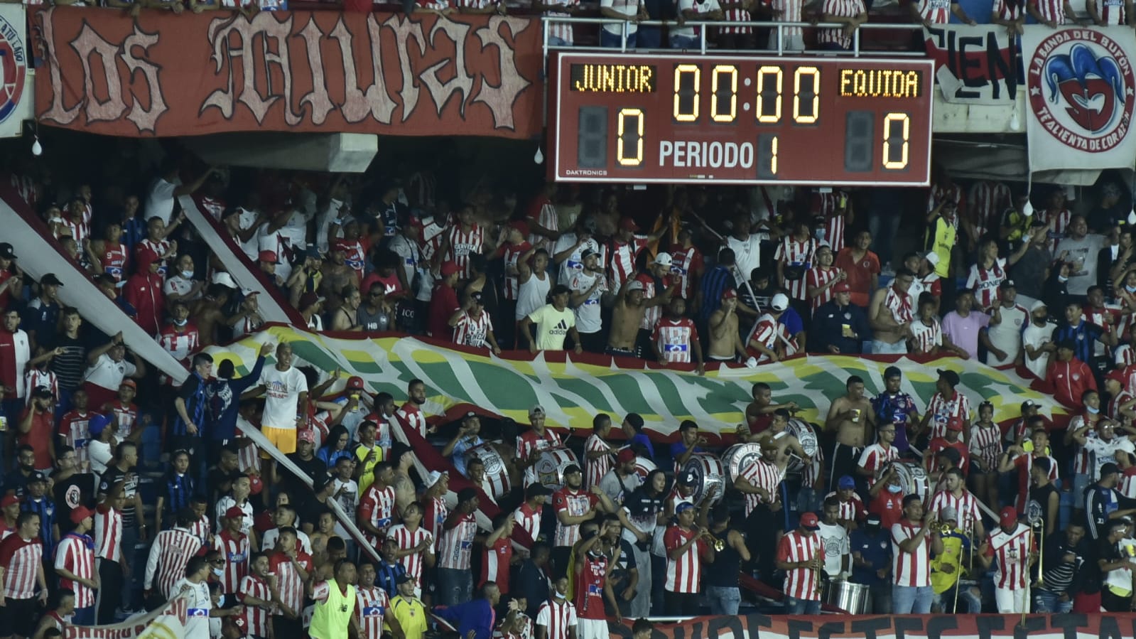 La hinchada rojiblanca.