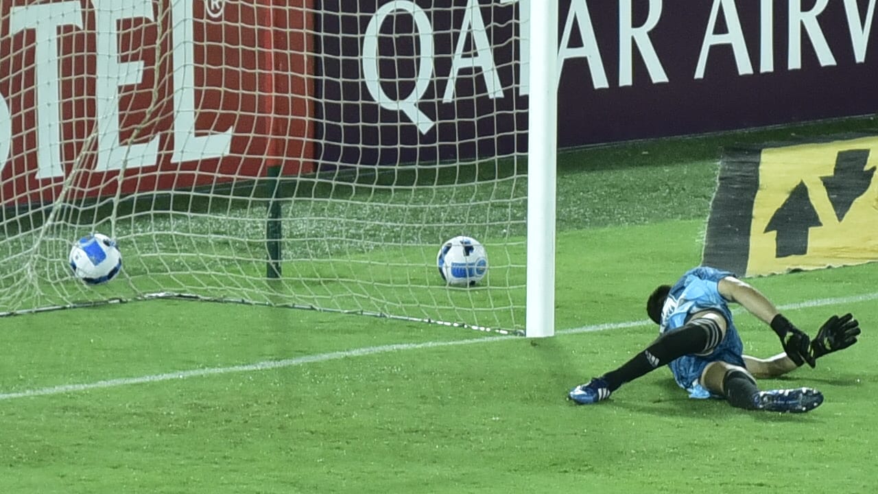Jugada del gol de La Equidad.