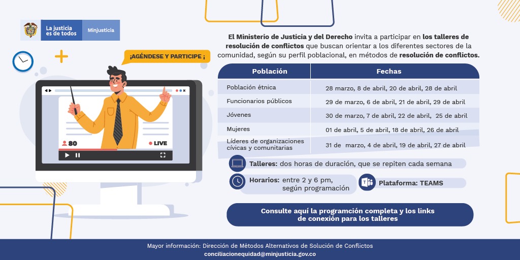 Talleres virtuales.