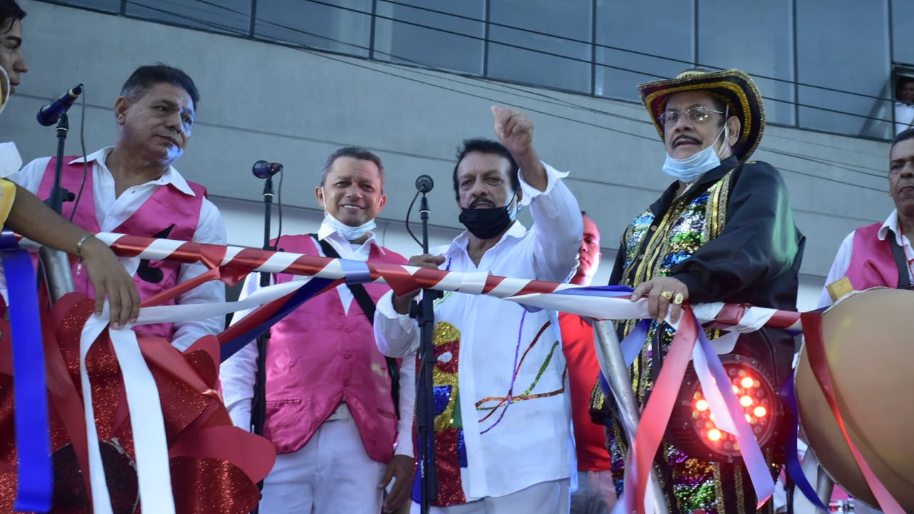 Aníbal Velásquez, el homenajeado de la noche.