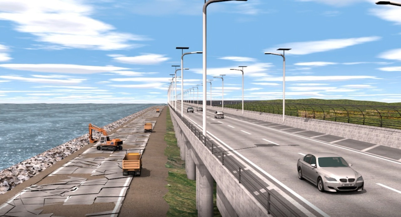 Render de Viaducto Ciénaga Barranquilla.