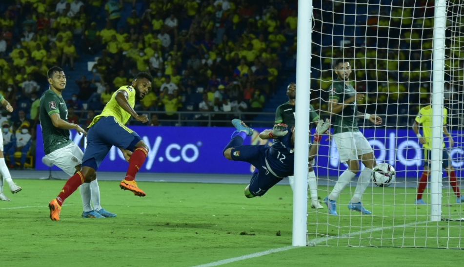Secuencia del gol de Miguel Ángel Borja.