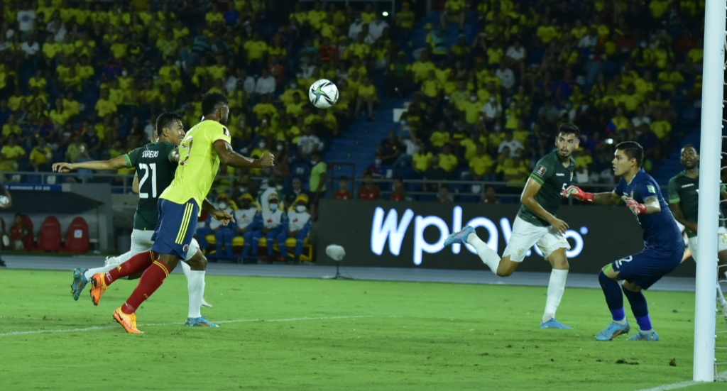 Secuencia del gol de Miguel Ángel Borja.