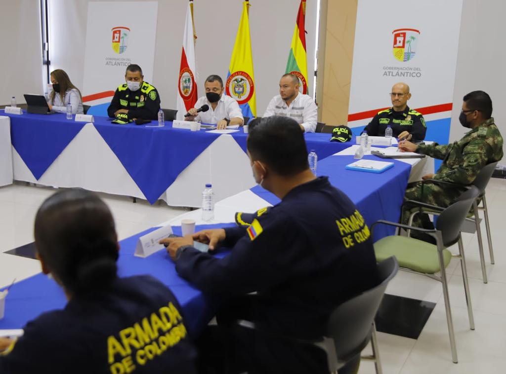 Reunión de las Caravanas de la Vida de la Gobernación del Atlántico.