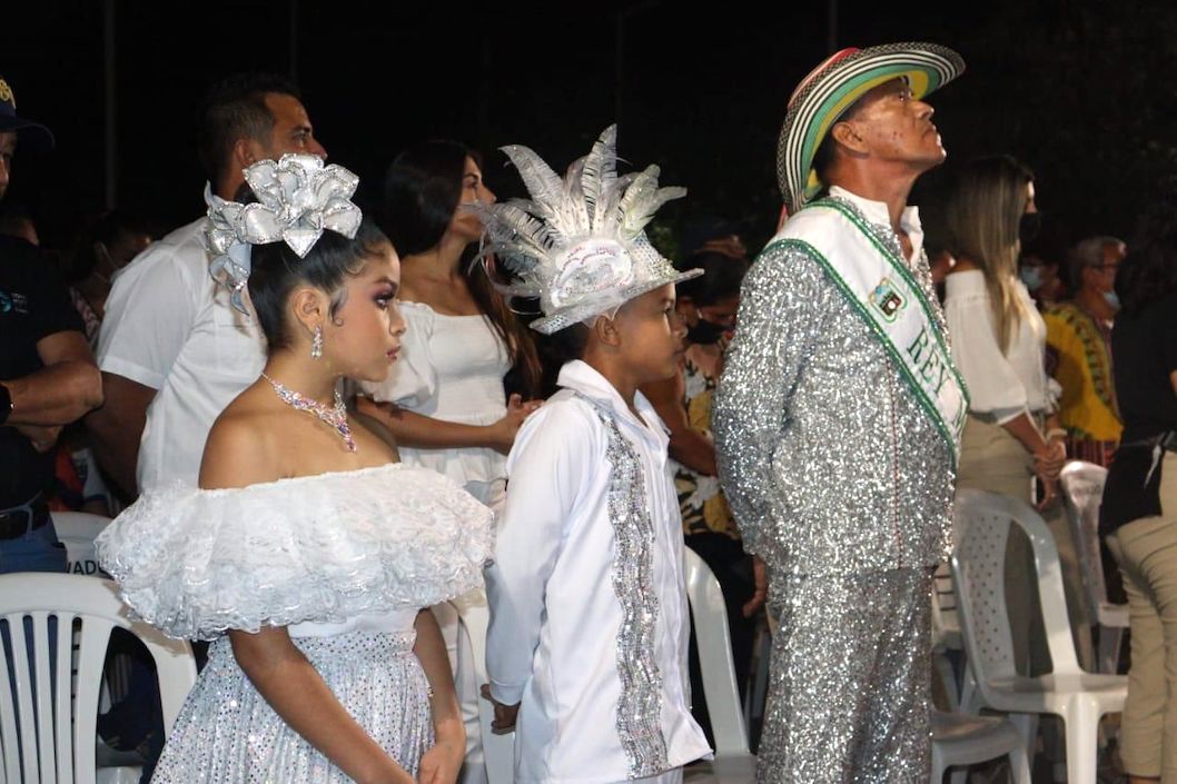 Los reyes del Carnaval presentes.