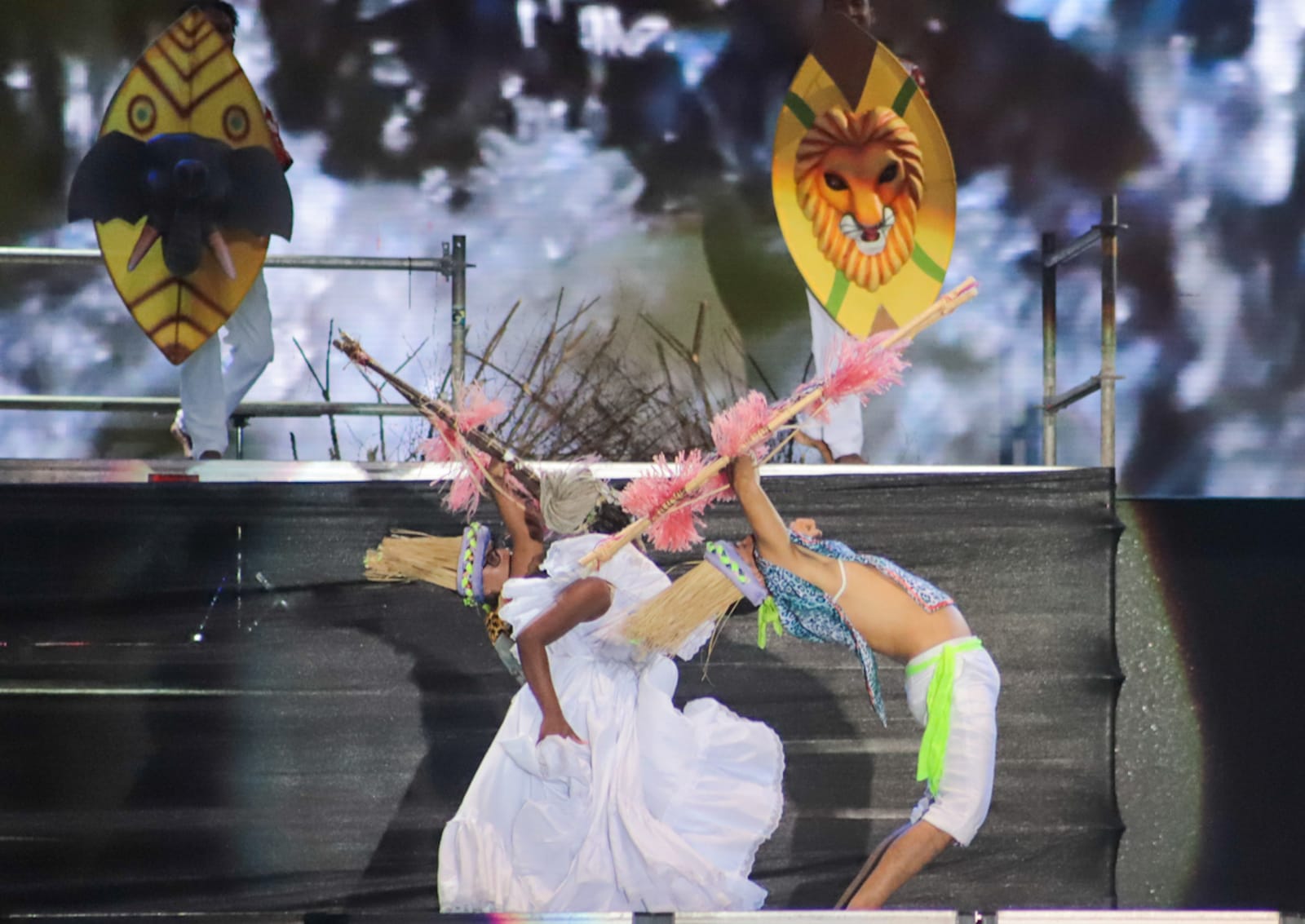 Una de las escenas del show de coronación de Valeria Charris.
