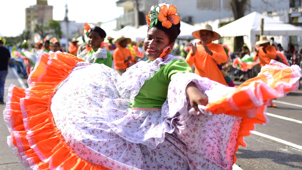 Desde Ciénaga, Magdalena, la participación de Juventud Tierra Folclórica.