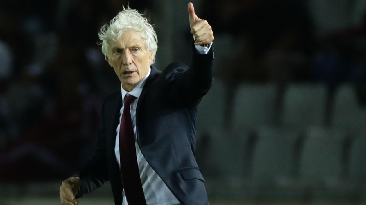 El entrenador de Venezuela, el argentino José Néstor Pékerman.