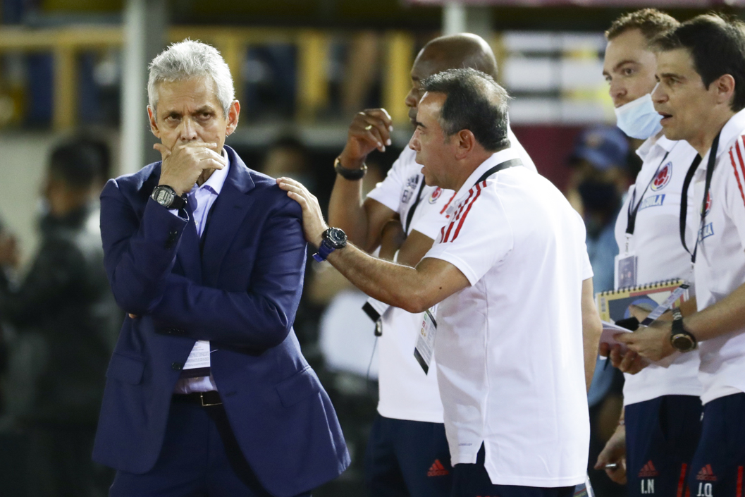El entrenador Reinaldo Rueda de Colombia.