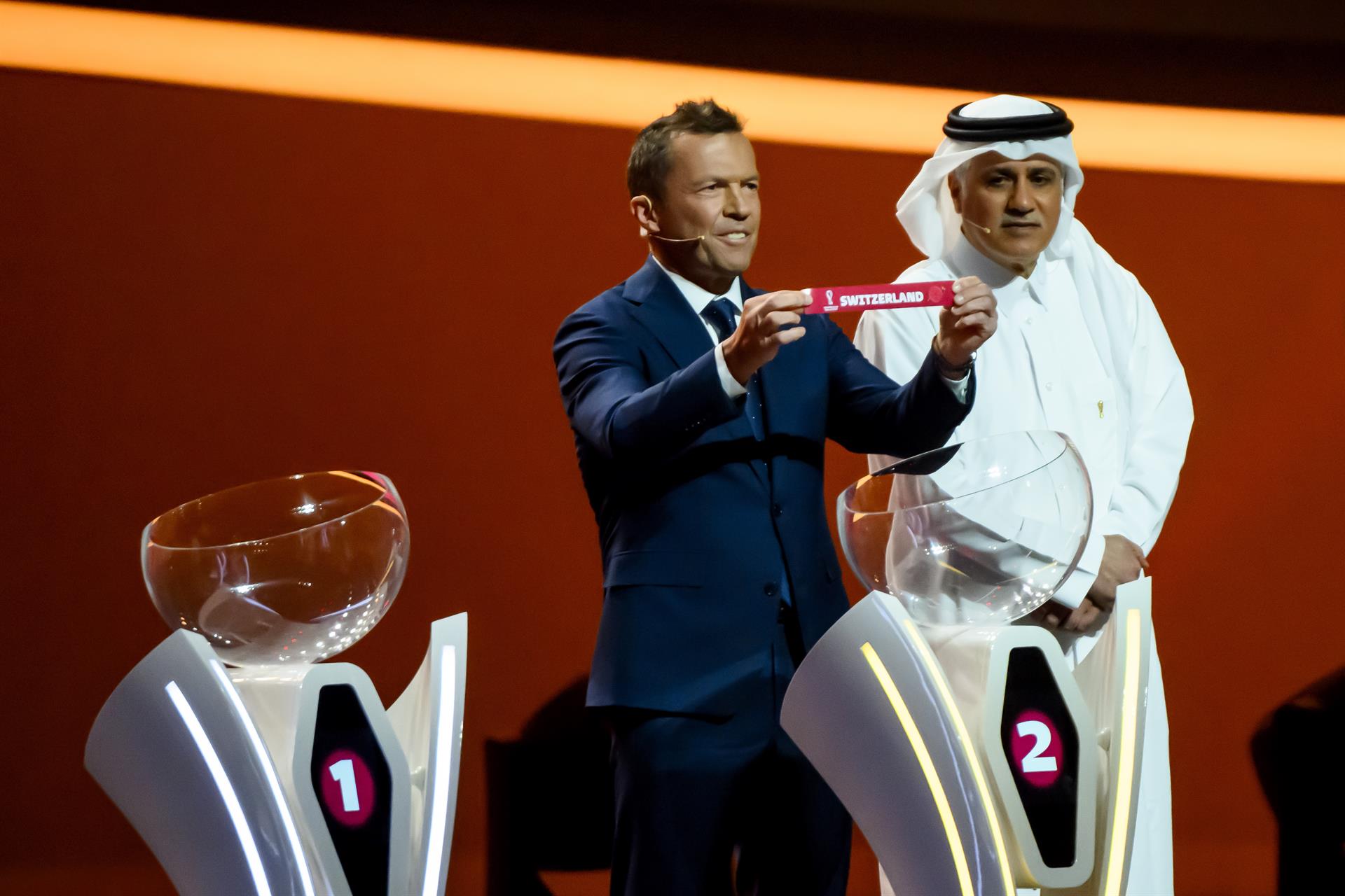 Lothar Matheus durante la ceremonia. 